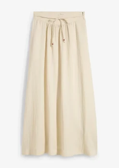 bonprix Jupe longue et évasée en Lyocell mélangé|Femme Jupes