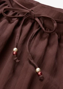 Femme bonprix Jupes|Jupe longue et évasée en Lyocell mélangé