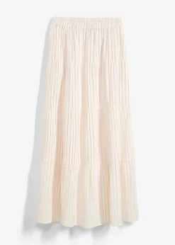 bonprix Jupe longue rayée, 100% coton|Femme Jupes