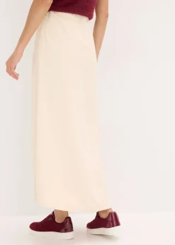 Femme bonprix Jupes|Jupe longue texturée