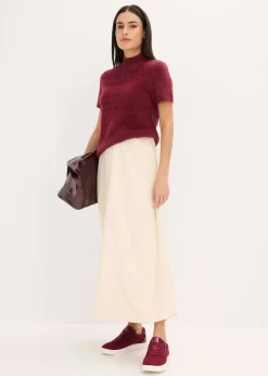 Femme bonprix Jupes|Jupe longue texturée