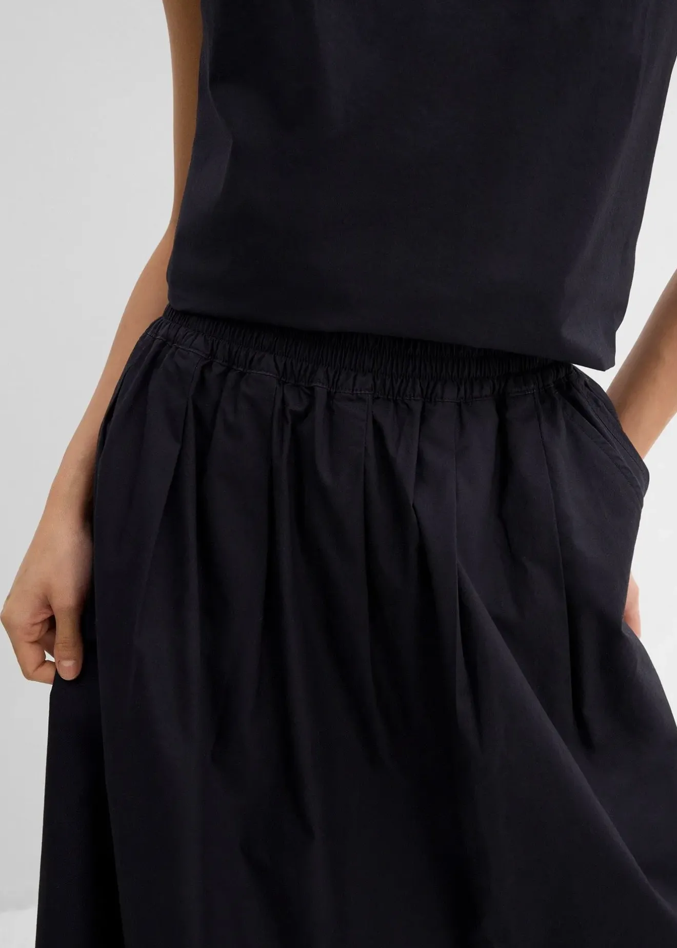 bonprix Jupe midi 100% coton|Femme Deux Pièces & Ensembles|Jupes