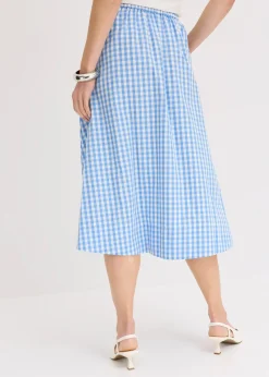 bonprix Jupe midi 100% coton|Femme Jupes