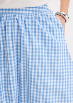 bonprix Jupe midi 100% coton|Femme Jupes