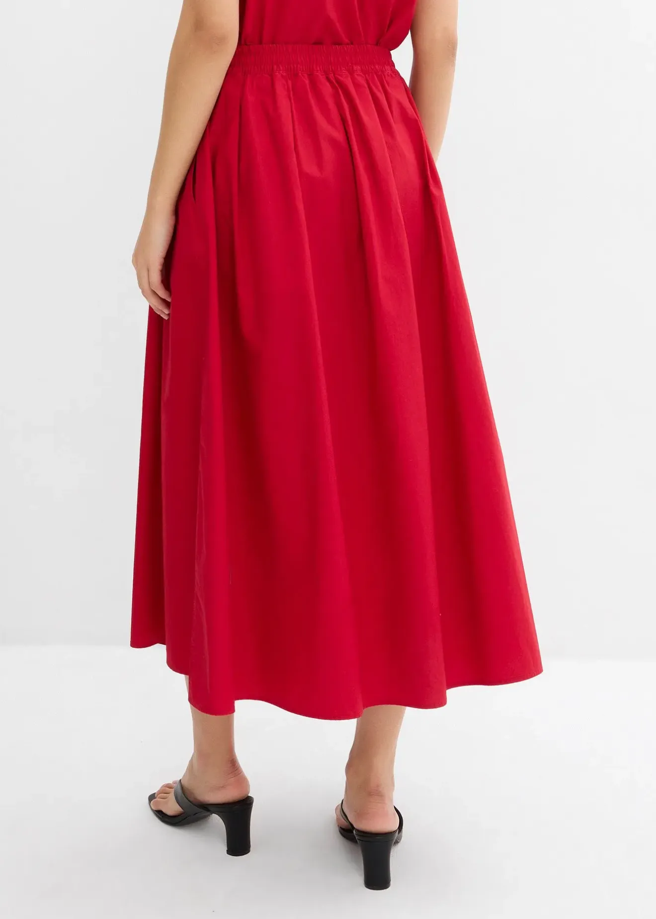 bonprix Jupe midi 100% coton|Femme Deux Pièces & Ensembles|Jupes