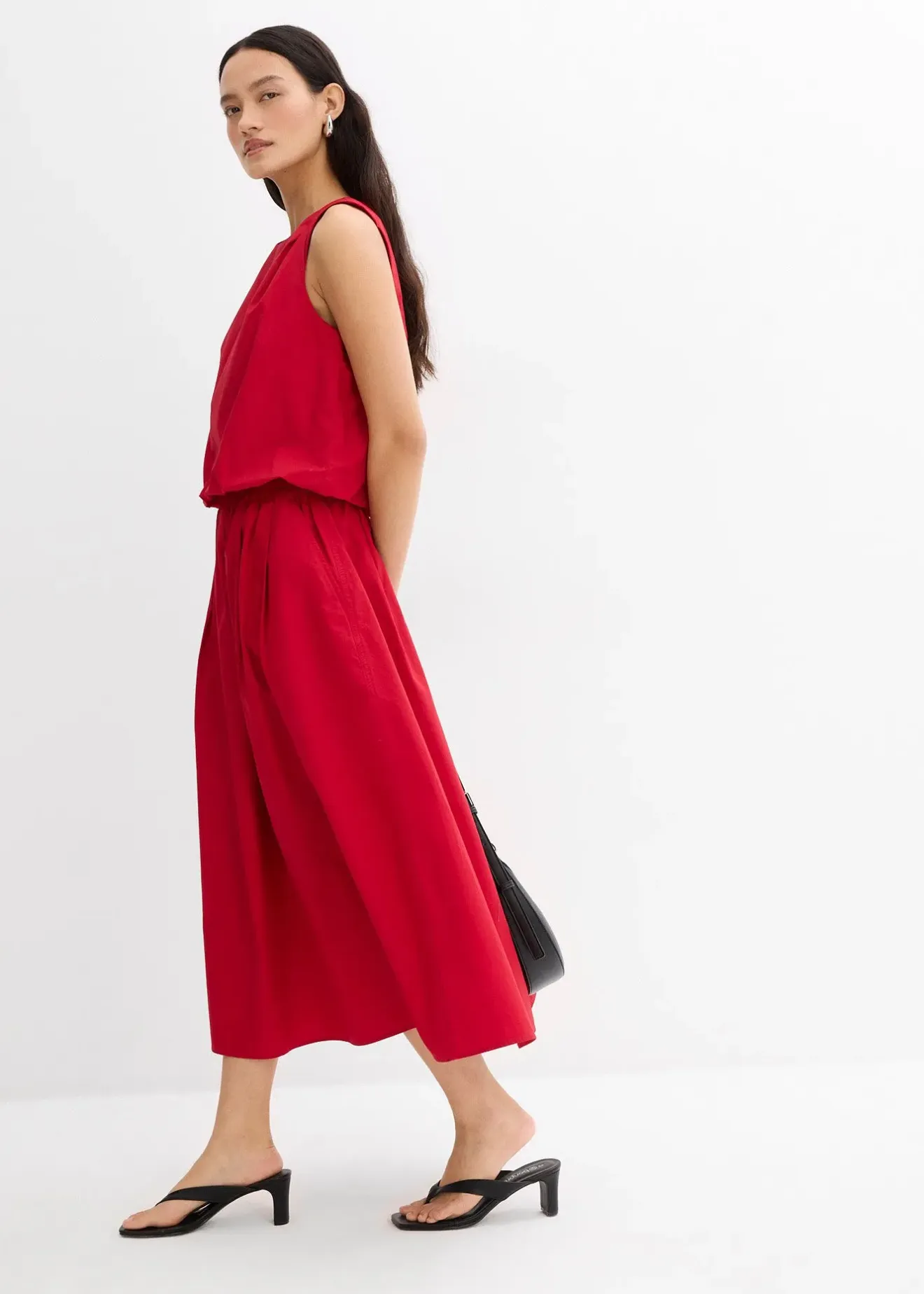 bonprix Jupe midi 100% coton|Femme Deux Pièces & Ensembles|Jupes