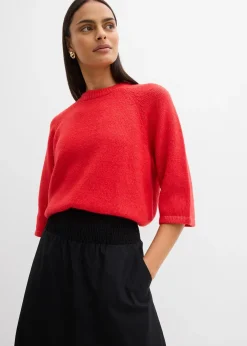 bonprix Jupe midi 100% coton|Femme Jupes