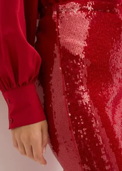 Femme bonprix Jupes|Jupe midi à sequins