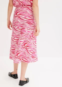 bonprix Jupe midi à taille élastiquée|Femme Jupes