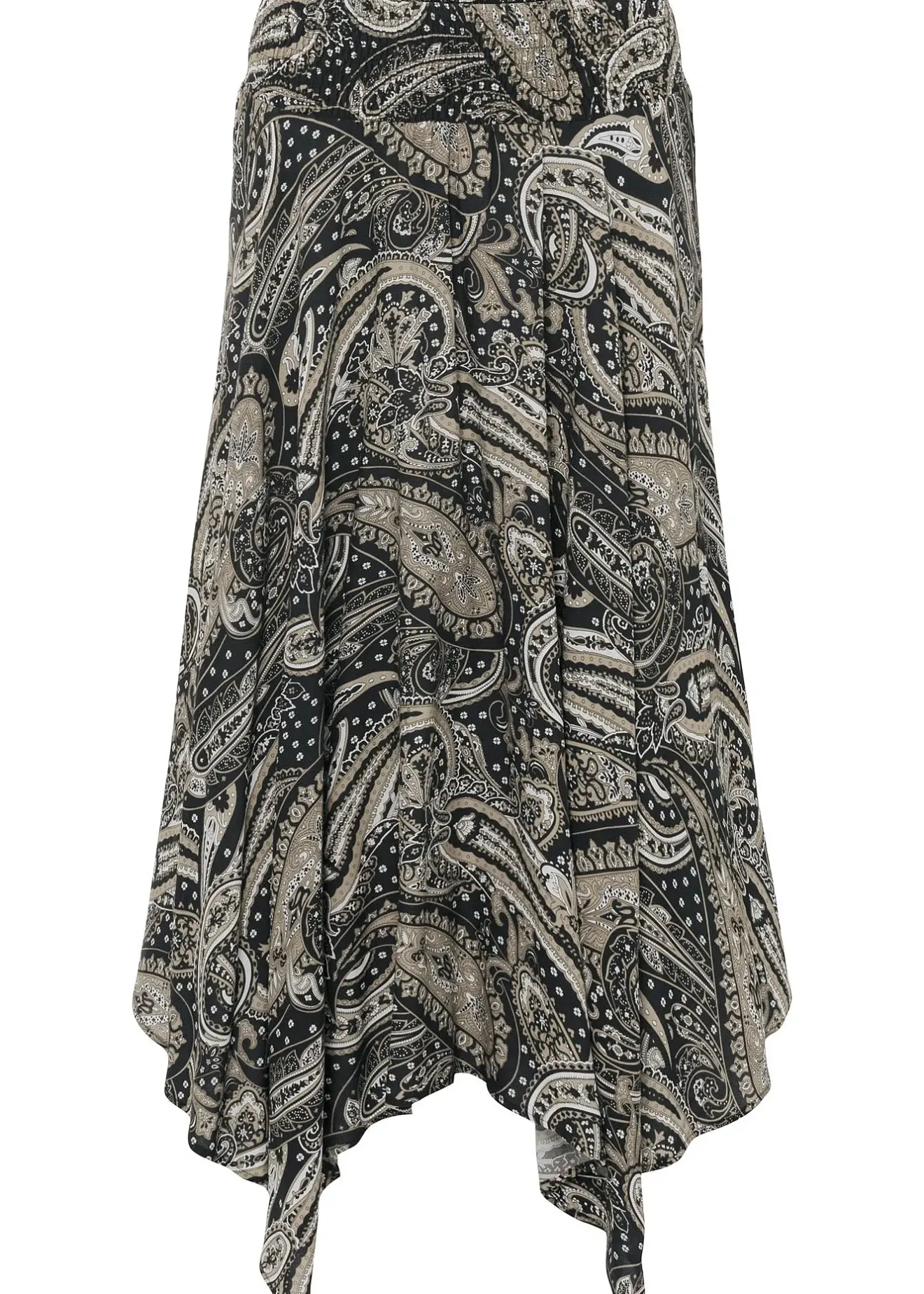 Femme bonprix Jupes|Jupe midi asymétrique 100% viscose