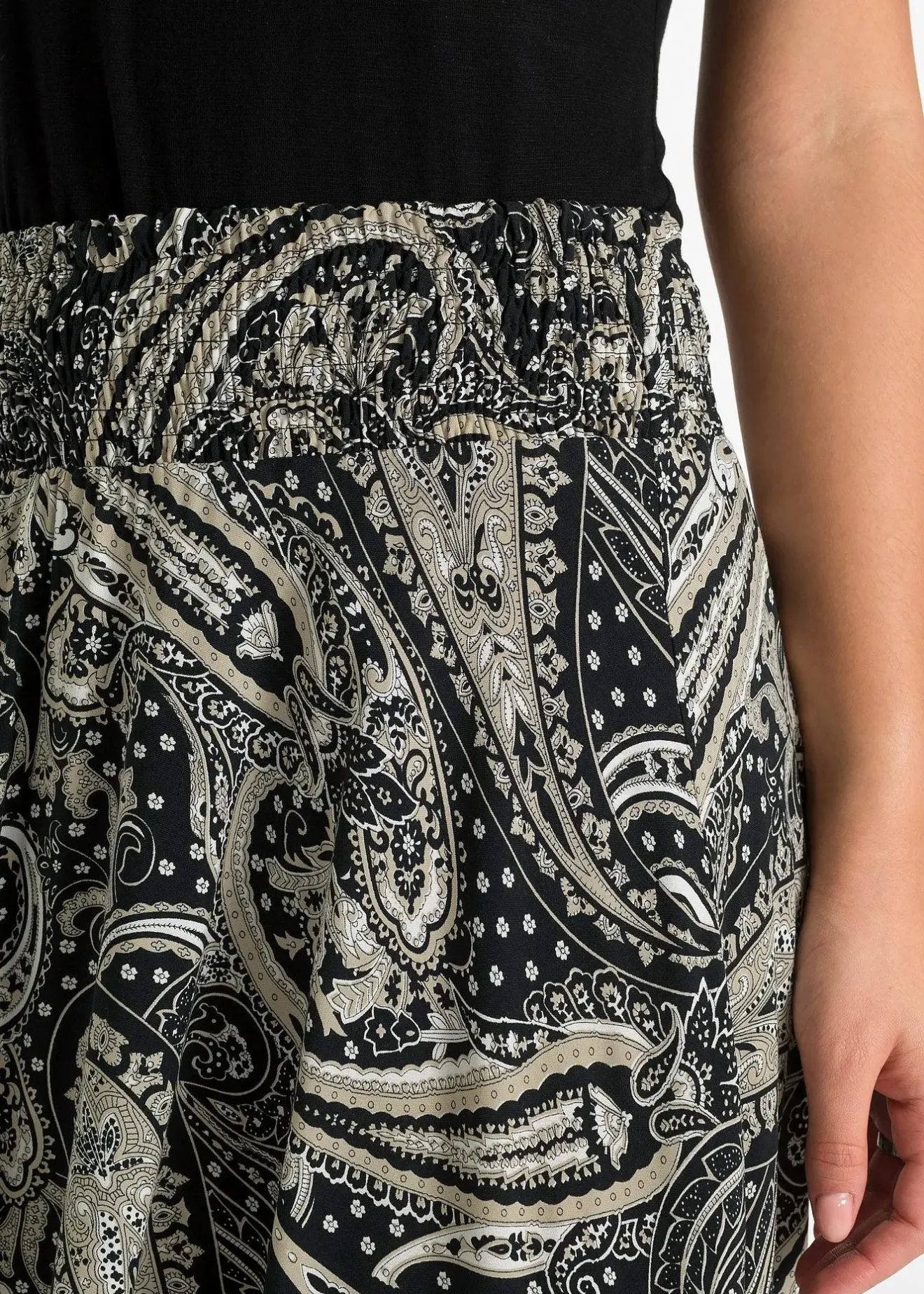 Femme bonprix Jupes|Jupe midi asymétrique 100% viscose