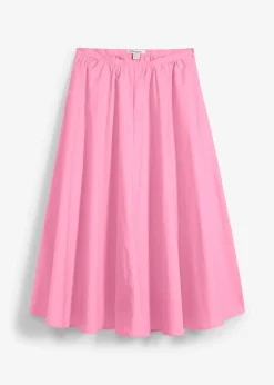 bonprix Jupe midi en coton extensible|Femme Jupes