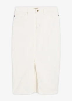 bonprix Jupe midi en jean|Femme Jupes