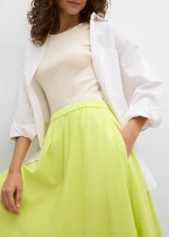 Femme bonprix Jupes|Jupe midi en lin majoritaire