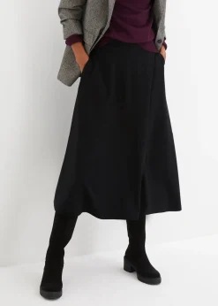 bonprix Jupe midi en Punto di Roma|Femme Jupes