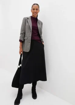 bonprix Jupe midi en Punto di Roma|Femme Jupes