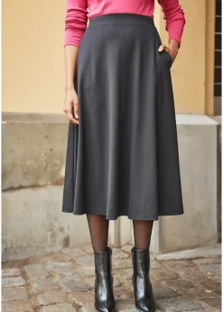 bonprix Jupe midi en Punto di Roma|Femme Jupes
