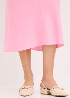 bonprix Jupe midi en satin|Femme Jupes