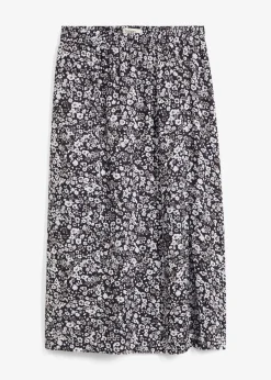 bonprix Jupe midi en viscose|Femme Jupes