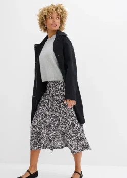 bonprix Jupe midi en viscose|Femme Jupes