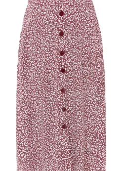 bonprix Jupe midi en viscose avec poches|Femme Jupes