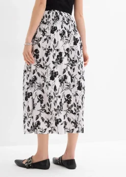 Femme bonprix Jupes|Jupe midi en viscose douce