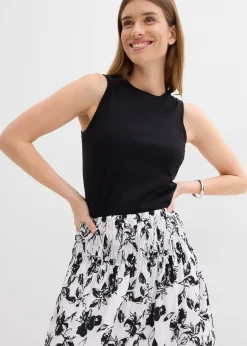 Femme bonprix Jupes|Jupe midi en viscose douce