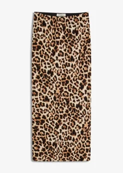 Femme bonprix Jupes|Jupe midi en viscose fluide