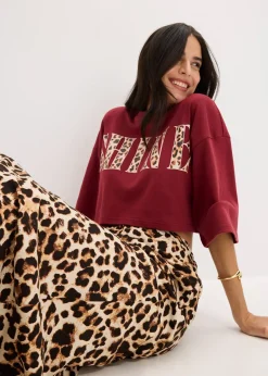 Femme bonprix Jupes|Jupe midi en viscose fluide