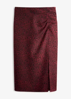 Femme bonprix Jupes|Jupe midi en viscose fluide