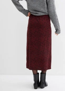 Femme bonprix Jupes|Jupe midi en viscose fluide