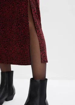 Femme bonprix Jupes|Jupe midi en viscose fluide