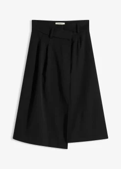 Femme bonprix Jupes|Jupe midi en viscose mélangée