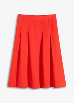 Femme bonprix Jupes|Jupe plissée en viscose mélangée