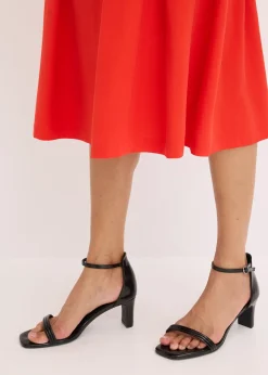 Femme bonprix Jupes|Jupe plissée en viscose mélangée