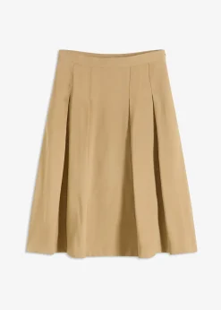 bonprix Jupe plissée en viscose mélangée|Femme Jupes