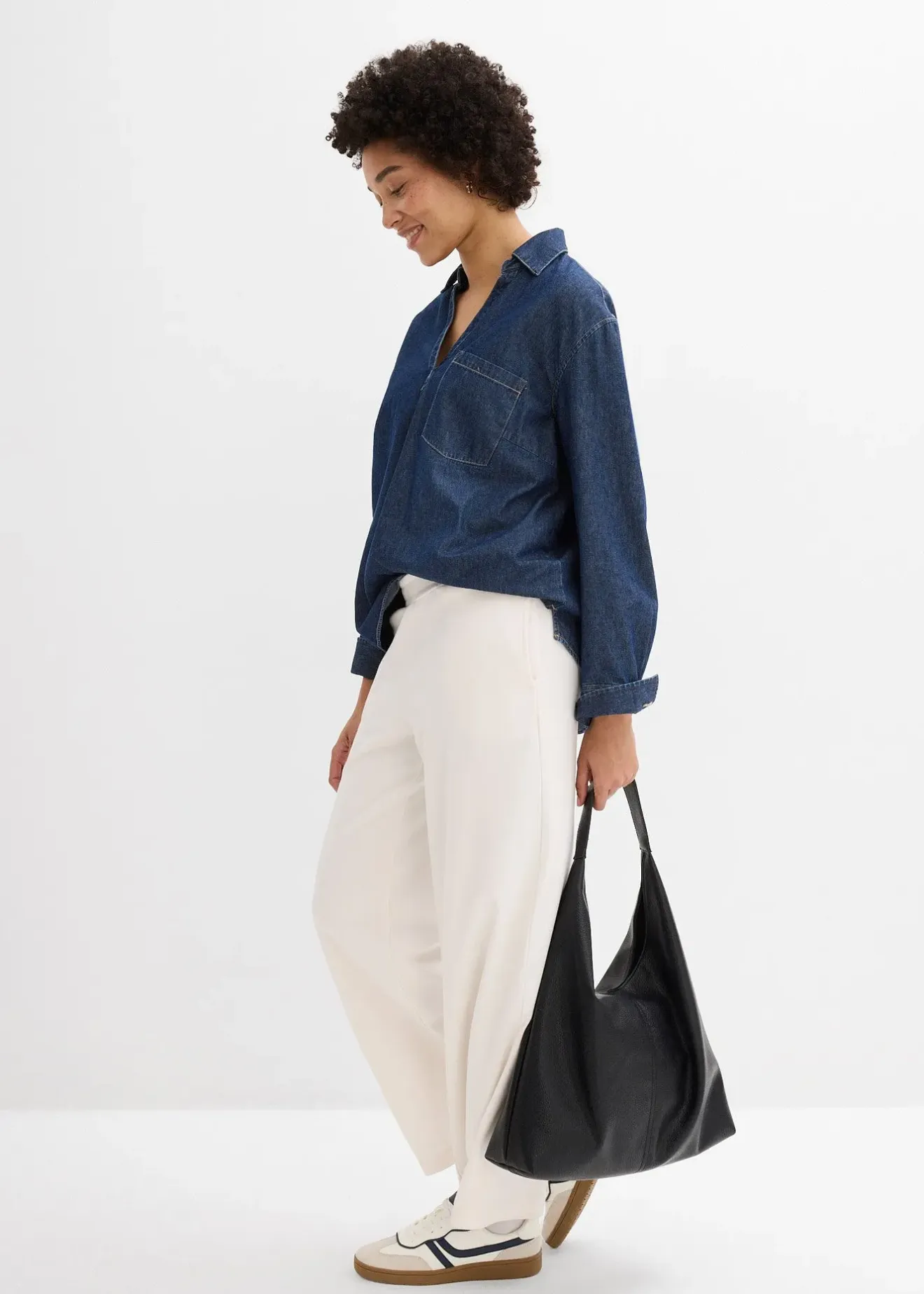 Femme bonprix Basiques|Pantalons|Jupe-culotte 100% coton