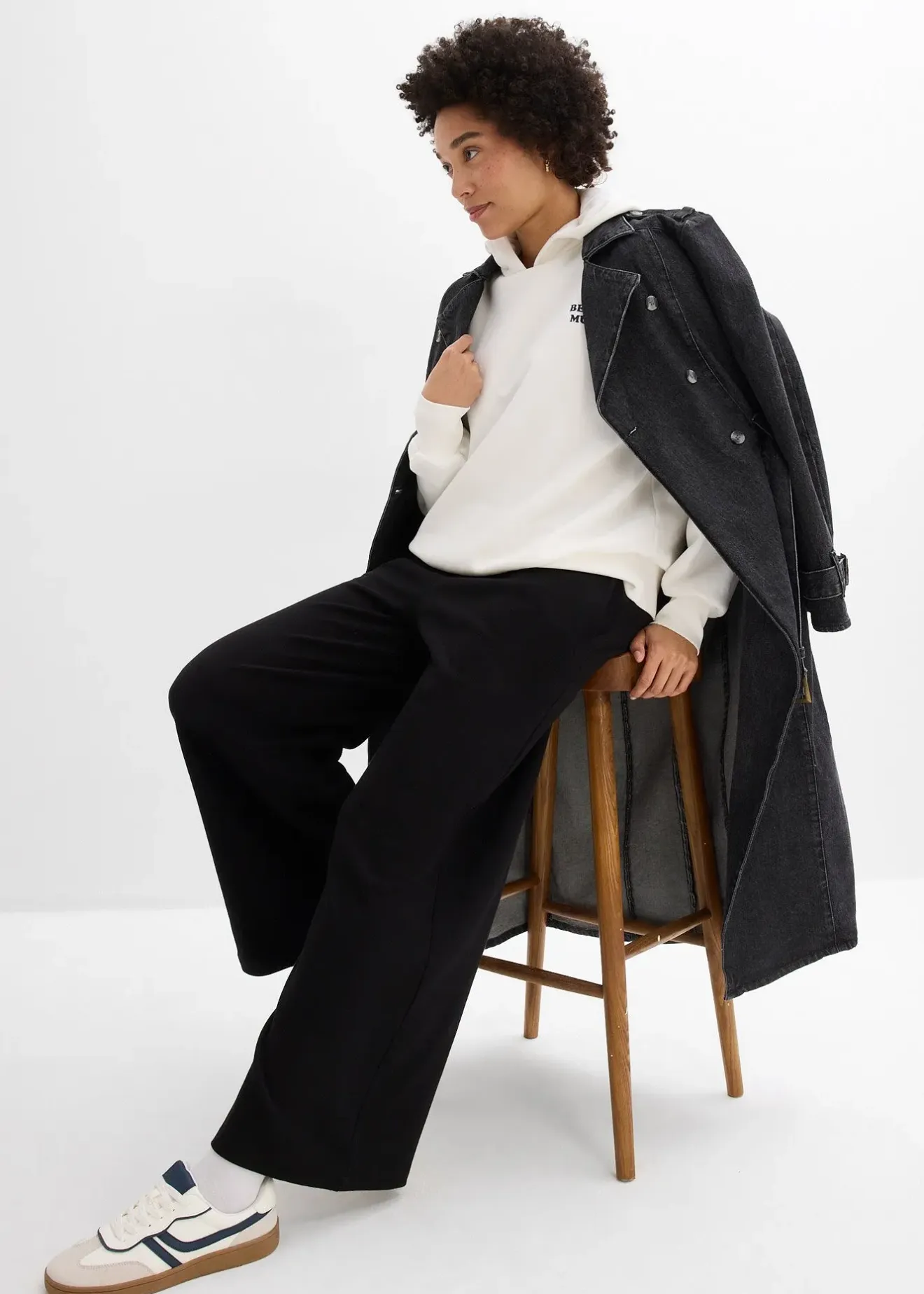 bonprix Jupe-culotte 100% coton|Femme Basiques|Pantalons