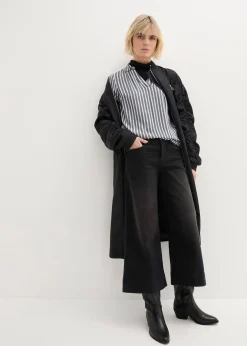 Femme bonprix Jeans|Jupe-culotte 7/8 en jean extensible ultra-doux