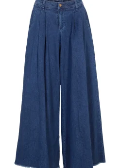 Femme bonprix Jeans|Jupe-culotte ample en jean