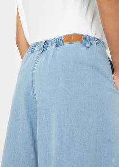 bonprix Jupe-culotte ample en jean|Femme Jeans
