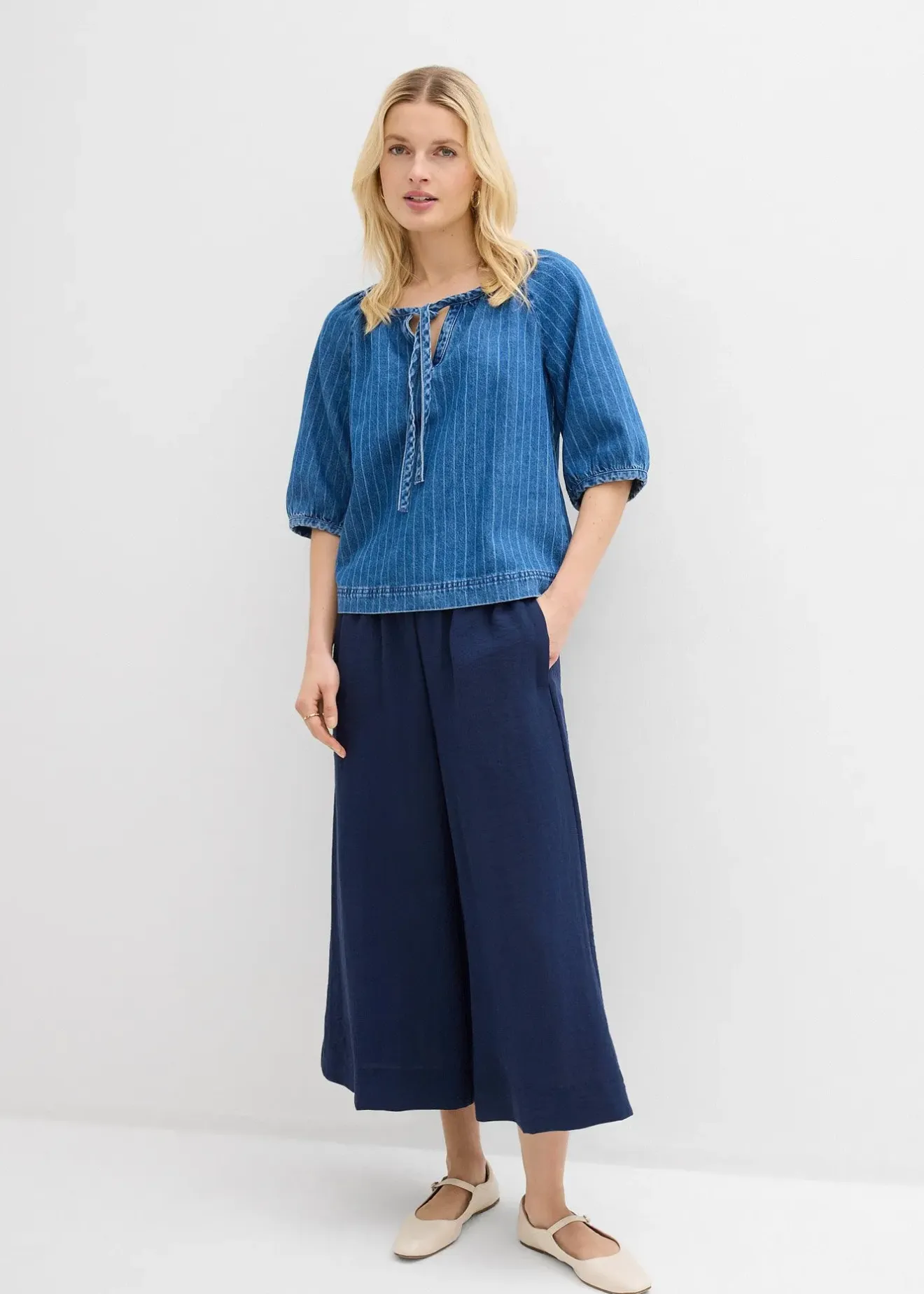 bonprix Jupe-culotte douce|Femme Pantalons