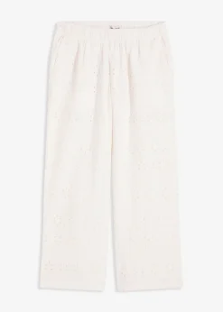 bonprix Jupe-culotte en broderie anglaise|Femme Pantalons