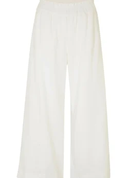 bonprix Jupe-culotte en lin, longueur mollet|Femme Pantalons