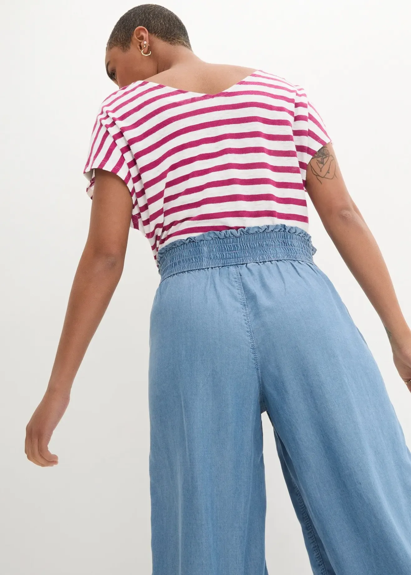 bonprix Jupe-culotte en Lyocell|Femme Pantalons