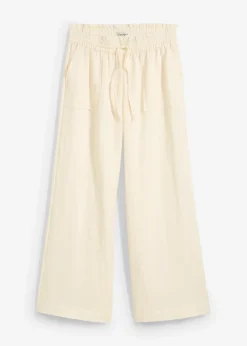 Femme bonprix Pantalons|Jupe-culotte fluide en Lyocell mélangé