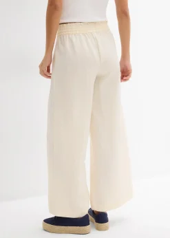 Femme bonprix Pantalons|Jupe-culotte fluide en Lyocell mélangé