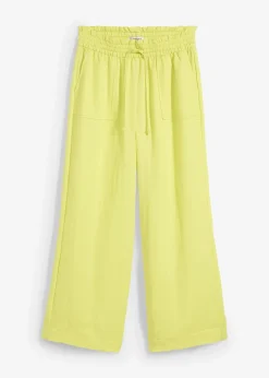 Femme bonprix Pantalons|Jupe-culotte fluide en Lyocell mélangé