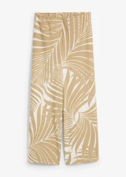 Femme bonprix Pantalons|Jupe-culotte fluide en viscose mélangée