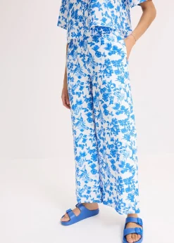 bonprix Jupe-culotte fluide en viscose mélangée|Femme Pantalons